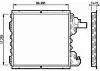 Radiador de aparelho de ar condicionado Renault Clio 1 BC57, 5357
