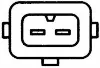 Sensor de temperatura do fluido de esfriamento Citroen Jumpy 1 BS, BT, BY, BZ