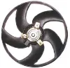 Ventilador elétrico de esfriamento montado (motor + roda de aletas) 125383 Peugeot/Citroen