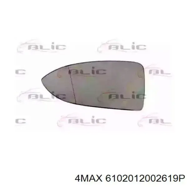 Elemento espelhado do espelho de retrovisão esquerdo 3857089 Autotechteile