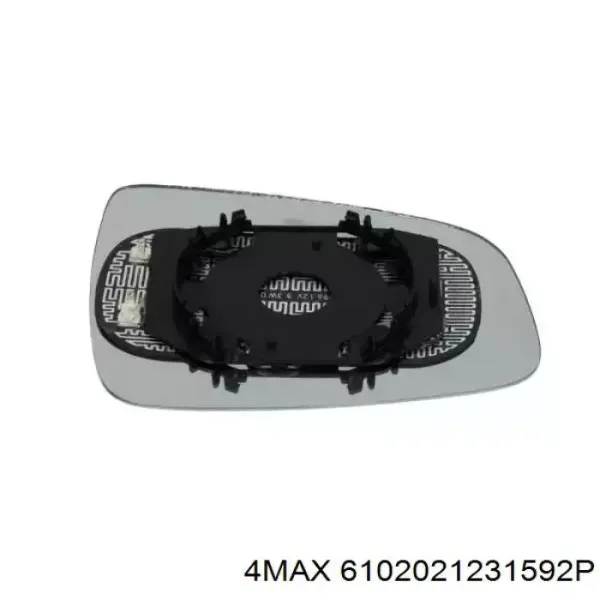 Elemento espelhado do espelho de retrovisão esquerdo FP5611M51 View MAX
