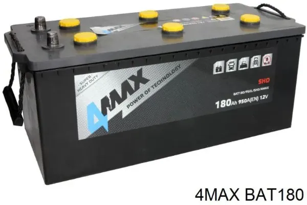 Bateria recarregável (PILHA) BAT180950LSHD4MAX 4max