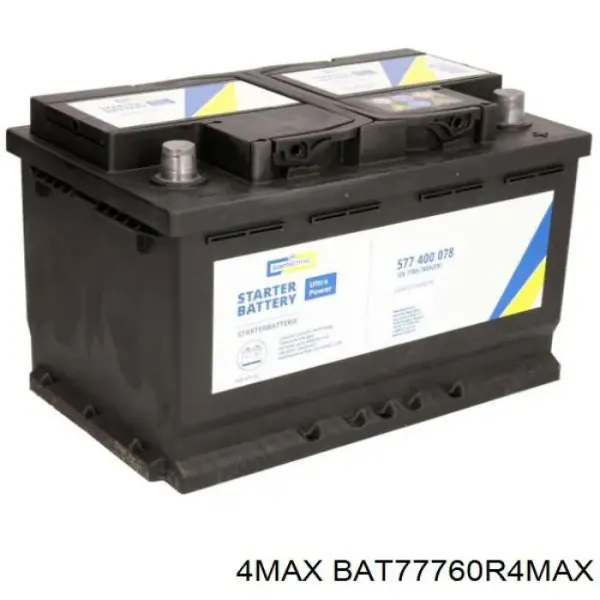 Bateria recarregável (PILHA) BAT77760R4MAX 4max