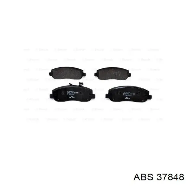 Sapatas do freio dianteiras de disco ABS 37848 preço, a partir de