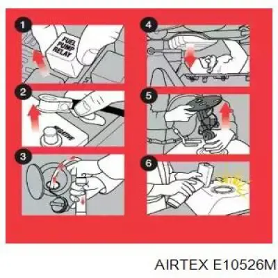 Compre E10526M Airtex Módulo de bomba de combustível com sensor do nível de combustível