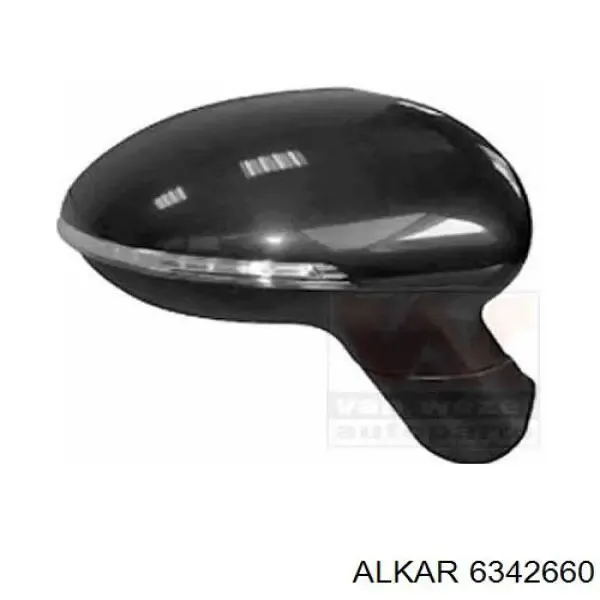 Placa sobreposta (tampa) do espelho de retrovisão direito VAN Wezel 8323844 preço, a partir de 30,79 USD