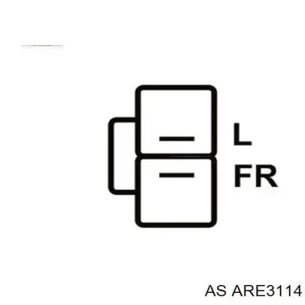 Relê-regulador do gerador (relê de carregamento) ARE3114 AS/Auto Storm