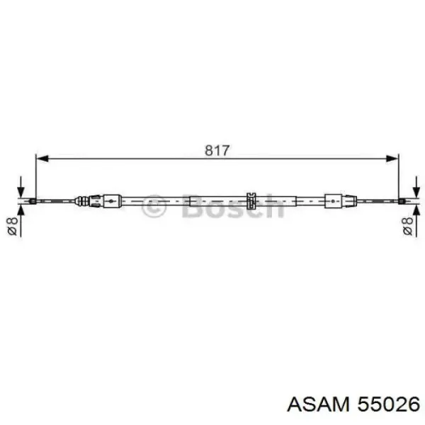 Coxim superior de fixação do radiador 06811 Metalcaucho