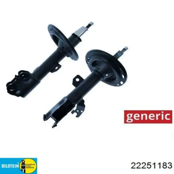 Amortecedor dianteiro 1628564680 Peugeot/Citroen