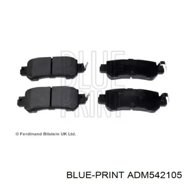 Sapatas do freio traseiras de disco Blue Print ADM542105 preço, a partir de