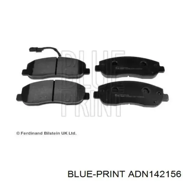 Sapatas do freio dianteiras de disco Blue Print ADN142156 preço, a partir de