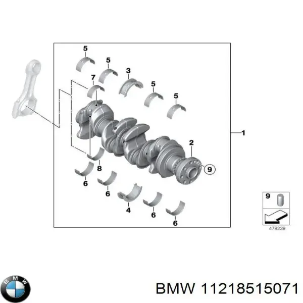 Cambota de motor BMW 1 hatchback (E81, E87) (2004 - 2013) preço, a partir de