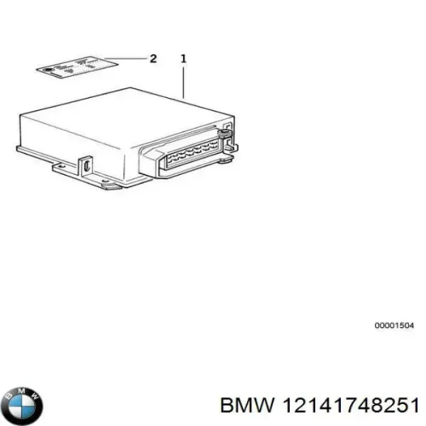Módulo de direção (Centralina eletrônica) de motor BMW 7 E32