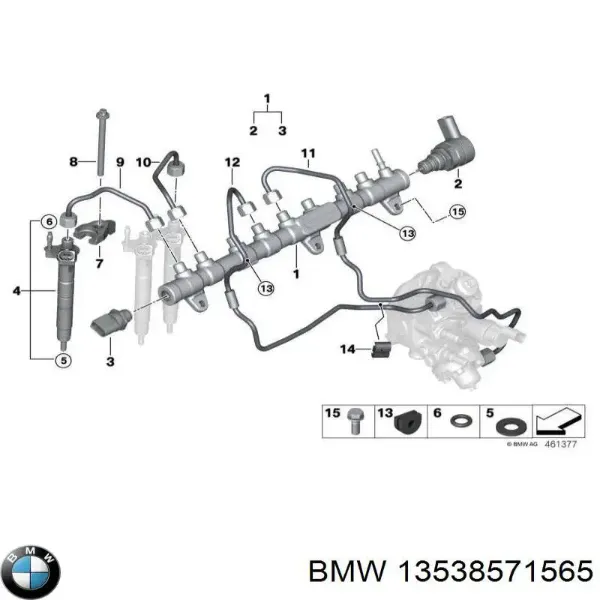 Injetor de injeção de combustível 0445118005 Bosch