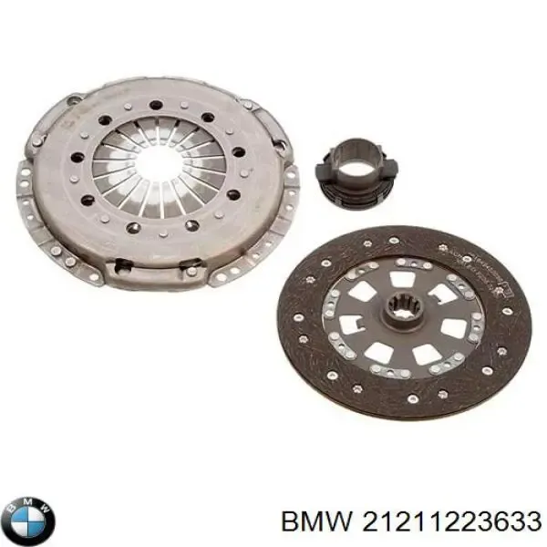 Kit de embraiagem (3 peças) 21211223633 BMW