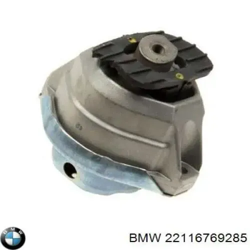 Coxim (suporte) esquerdo de motor 22116769285 BMW