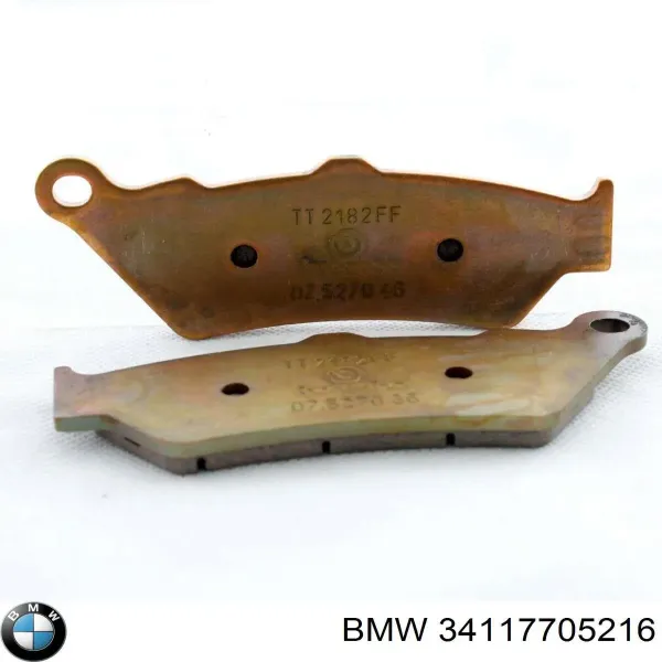 Sapatas do freio traseiras de disco 34117705216 BMW