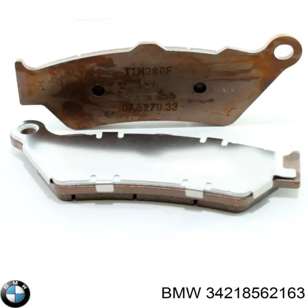 Sapatas do freio traseiras de disco 34218562163 BMW