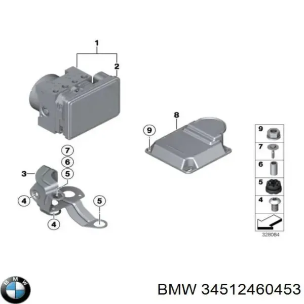 Unidade hidráulico de controlo ABS BMW 1 