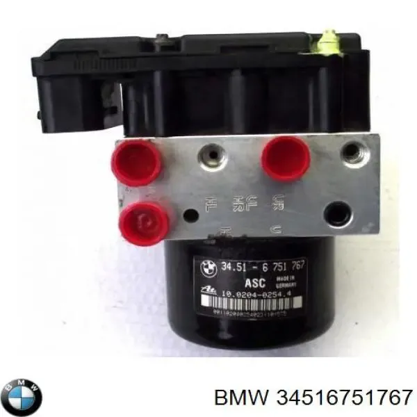 Unidade hidráulico de controlo ABS 34516751767 BMW