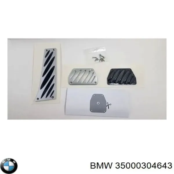 Placas sobrepostas dos pedais, kit BMW 35002213212 preço, a partir de