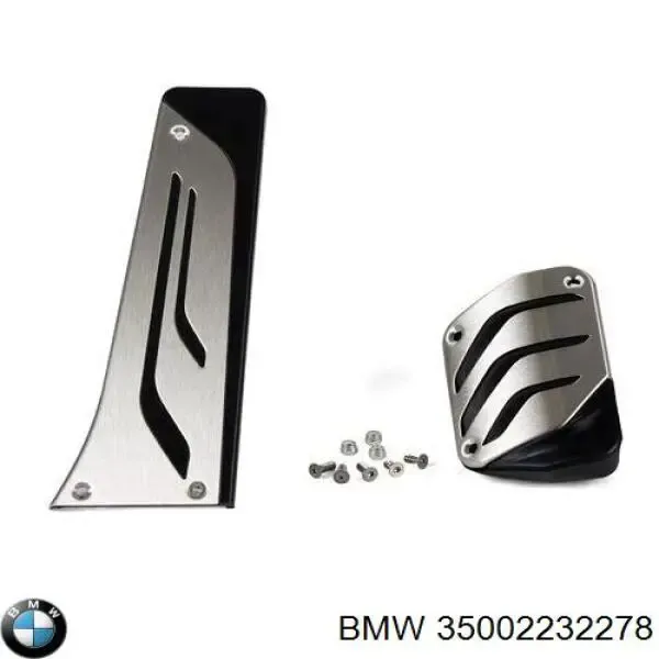 35002232278 BMW Placas sobrepostas dos pedais, kit