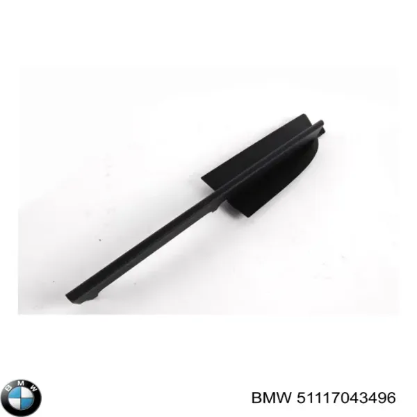 Grelha direita do pára-choque dianteiro 51117043496 BMW
