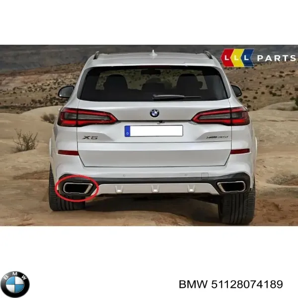 Bocal para o silenciador 51128074189 BMW