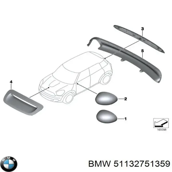Compre Moldura da capota MINI Cooper  R56