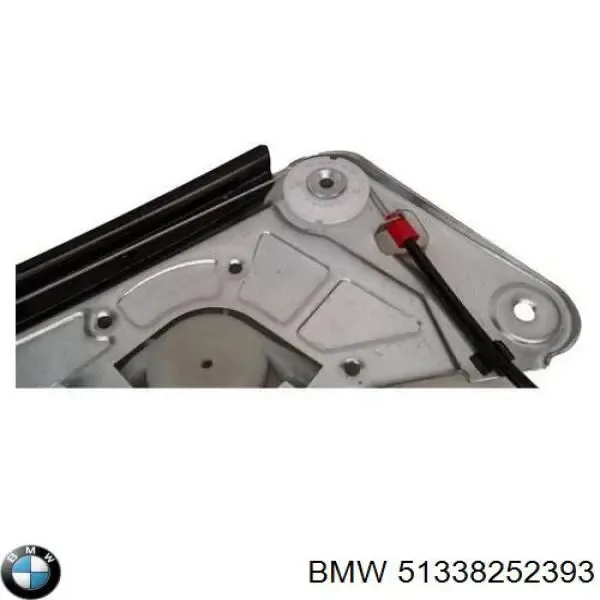 Compre 51338252393 BMW Mecanismo de acionamento de vidro da porta dianteira esquerda