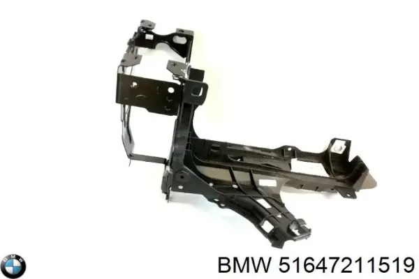 Consola do pára-choque dianteiro esquerdo 51647211519 BMW