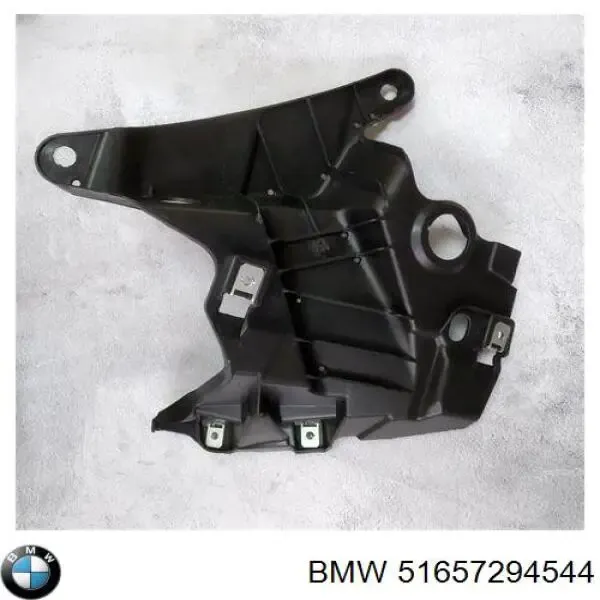 Consola dianteira de fixação do pára-lama dianteiro direito 51657294544 BMW