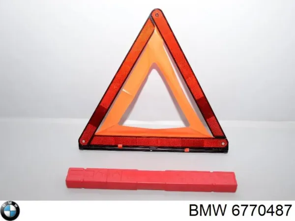 Triângulo de advertência 6770487 BMW
