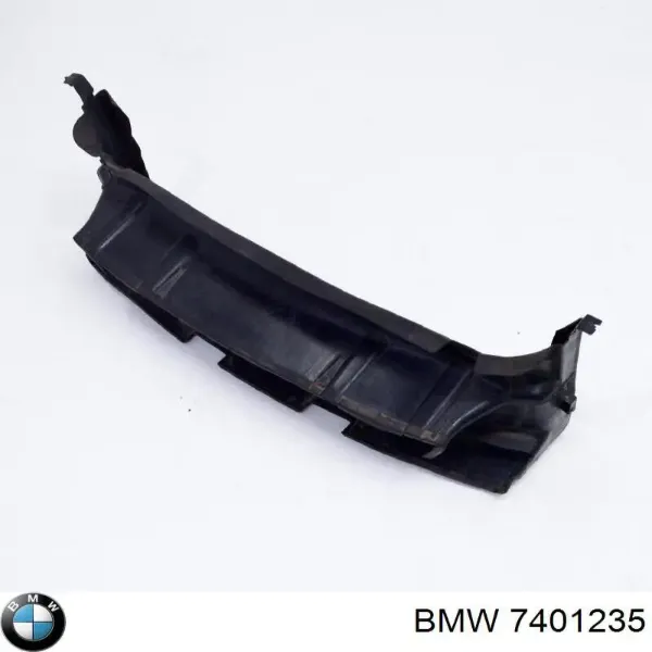 Conduto de ar (defletor) inferior do radiador 7401235 BMW