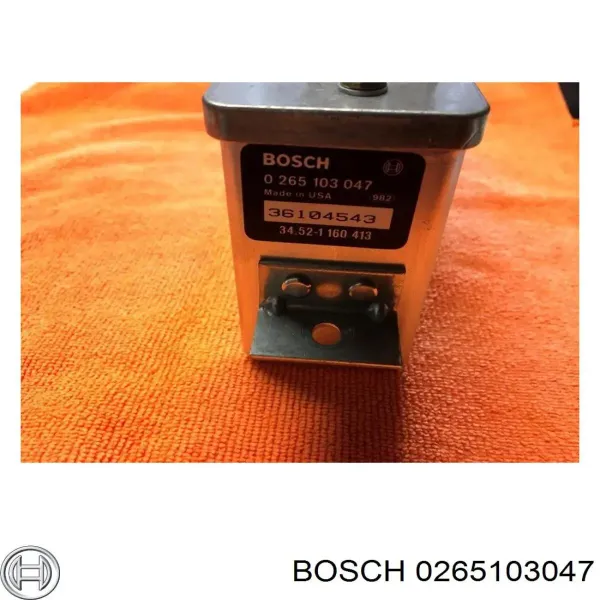 Módulo de direção (Centralina eletrônica) ABS 0265103047 Bosch
