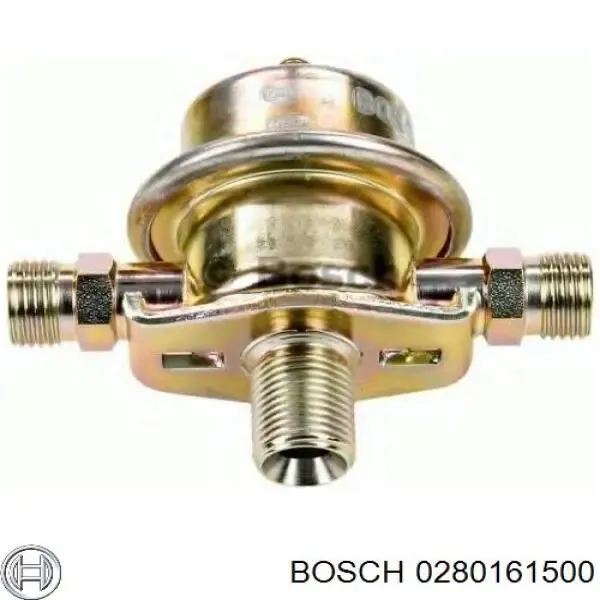 Regulador de pressão de combustível na régua de injectores 0280161500 Bosch