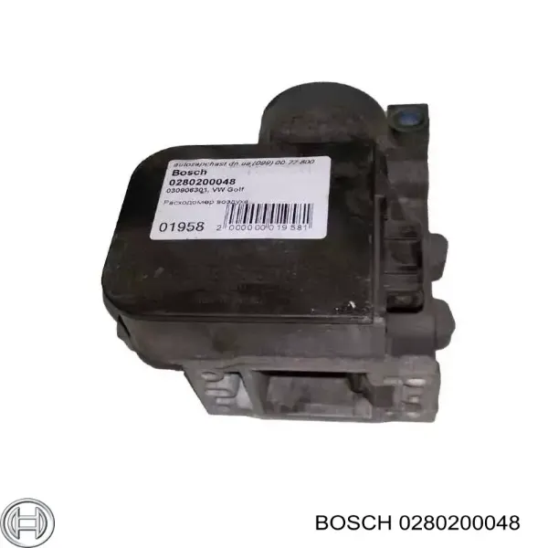 Sensor de fluxo (consumo) de ar, medidor de consumo M.A.F. - (Mass Airflow) 0280200048 Bosch