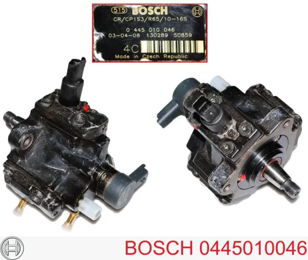 Bomba de combustível de pressão alta 0445010046 Bosch