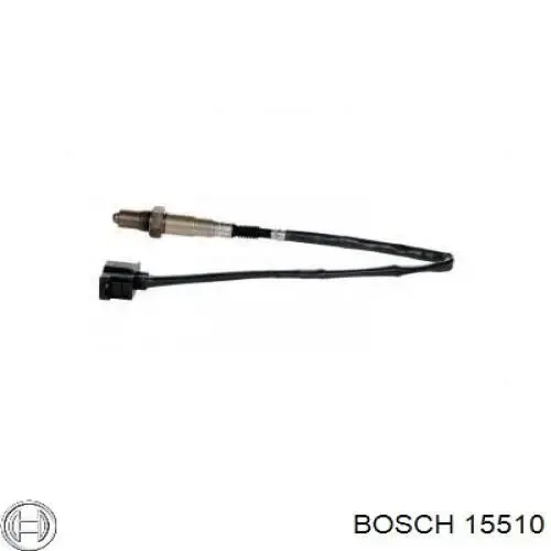 Sonda lambda, sensor de oxigênio até o catalisador 15510 Bosch