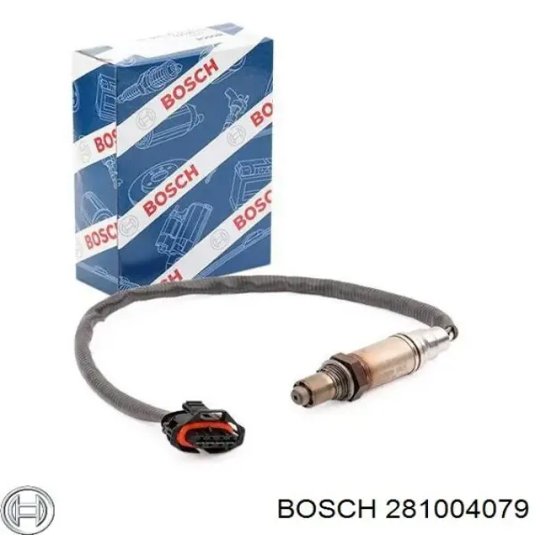 Sonda lambda, sensor de oxigênio depois de catalisador 281004079 Bosch