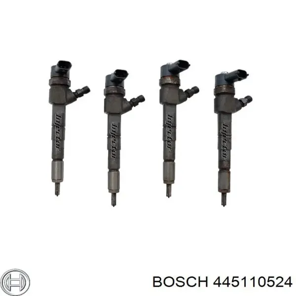 Injetor de injeção de combustível 445110524 Bosch