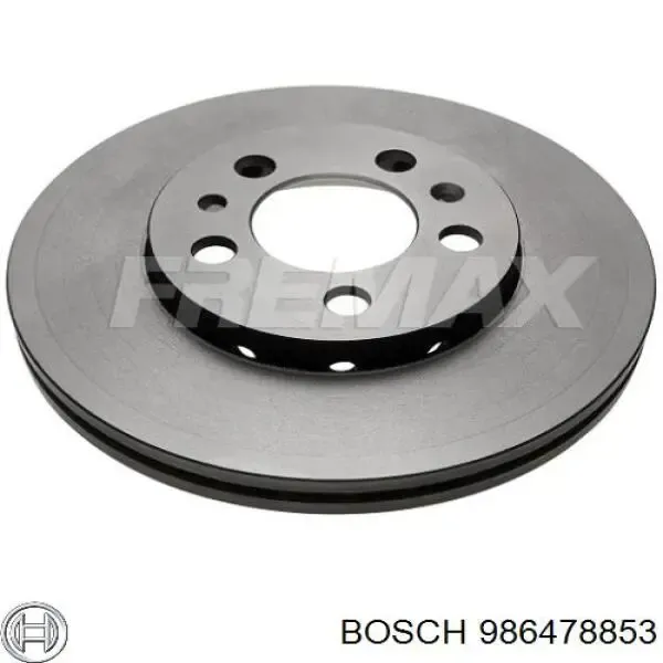 Disco do freio dianteiro 986478853 Bosch