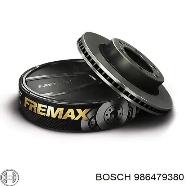 Disco do freio dianteiro 986479380 Bosch