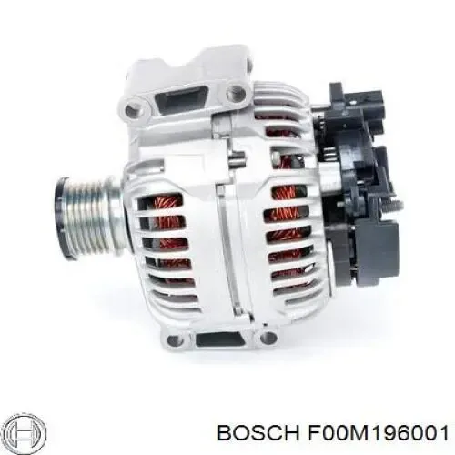 Tampa traseira do gerador F00M196001 Bosch