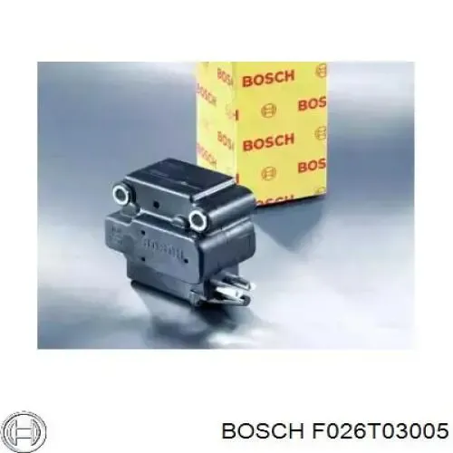 Regulador de pressão de combustível na régua de injectores F026T03005 Bosch