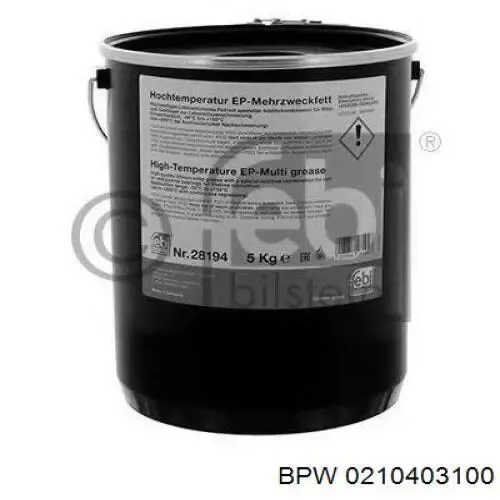 Lubrificante para os rolamentos e juntas homocinéticas 0210403100 BPW