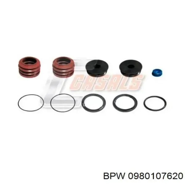 Kit de reparação de suporte do freio traseiro 0980107620 BPW