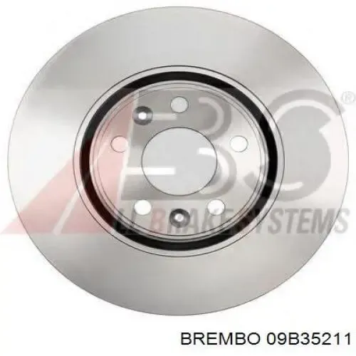 Disco do freio dianteiro Brembo 09B35211 preço, a partir de