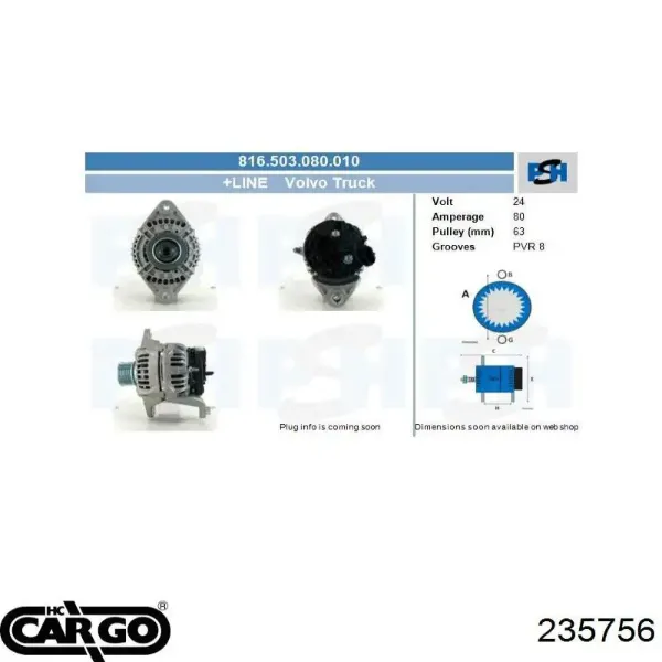 Enrolamento do gerador, estator F00M147630 Bosch