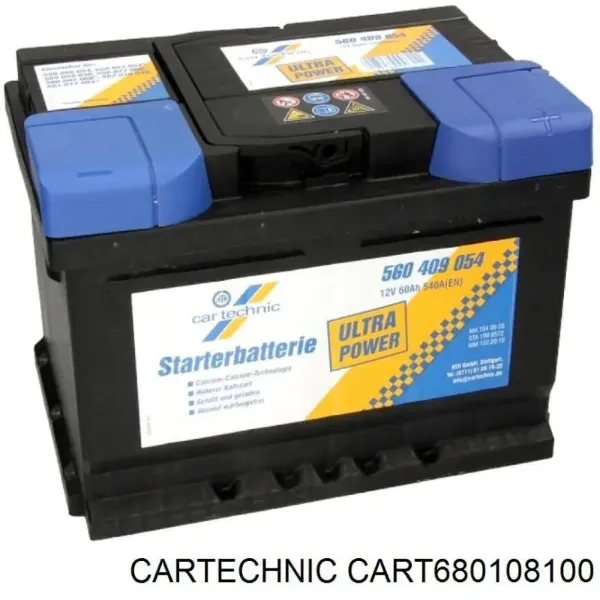 Bateria recarregável (PILHA) CART680108100 Cartechnic